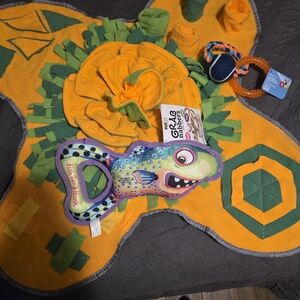 Interactive Fish Dog Toy by - Multicolor